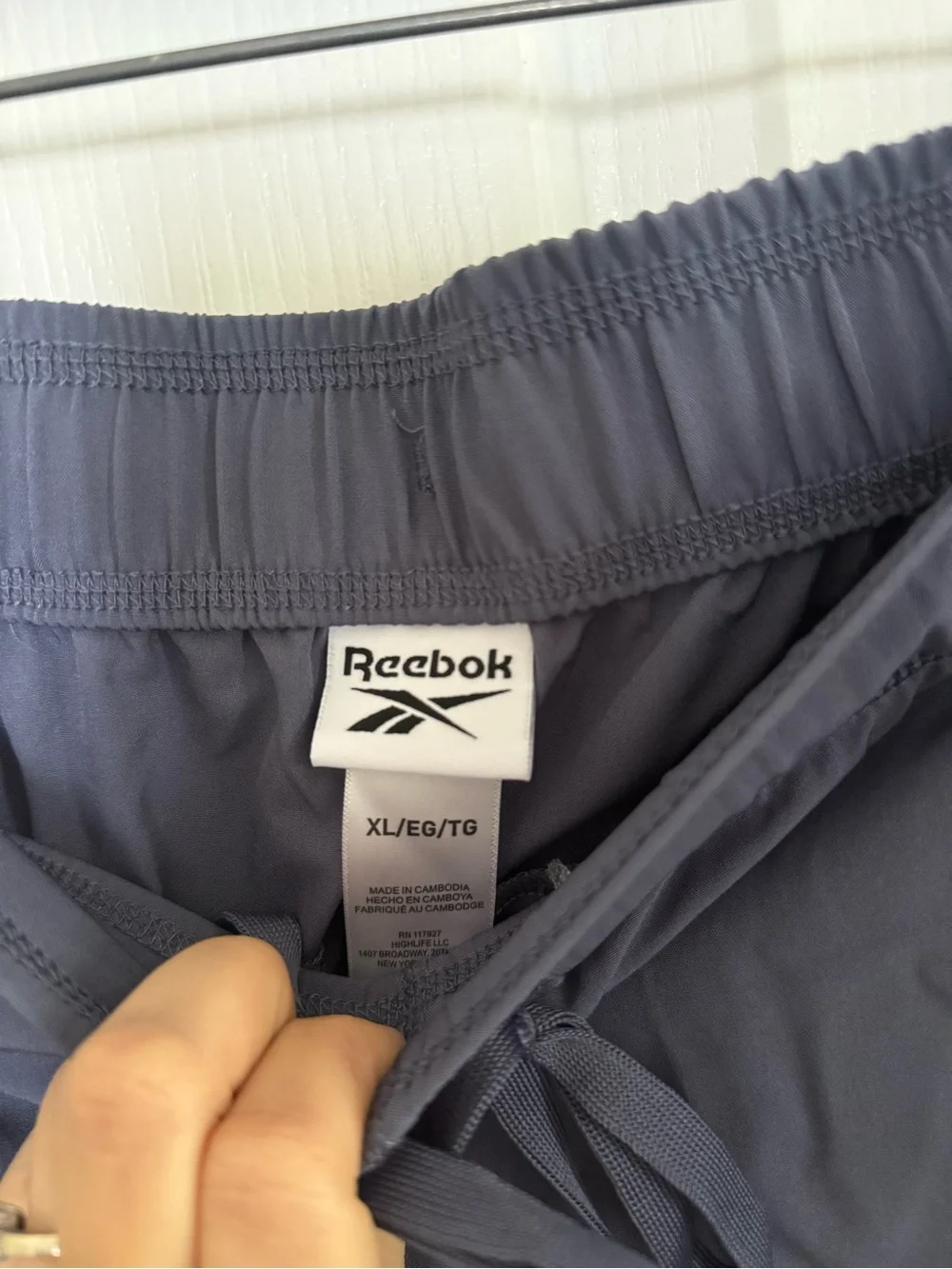 Reebok Slate Blue Athletic Track Pants - EUC - SzXL.